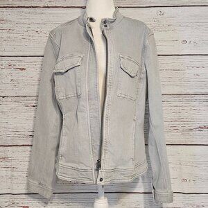 Liverpool “Harpere” Denim Jacket – Light Grey, Size L, NWT